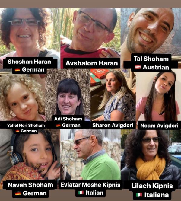 Lawyer Shaked Haran's family missing.